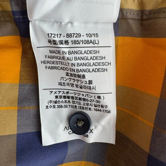 Arcteryx Brohm Shirt Mens Large Short Sleeve Plaid Button Front TP-3502 - Picture 9 of 9